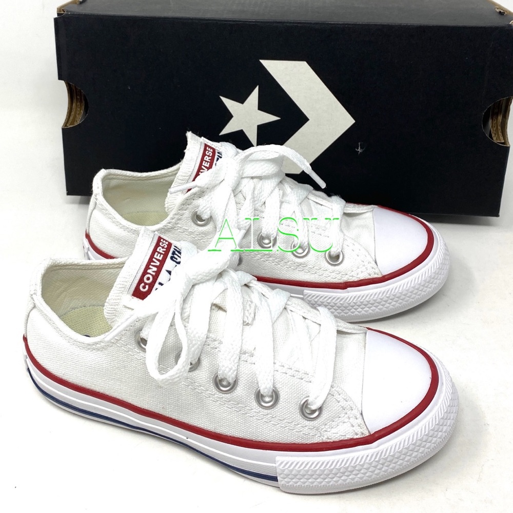 Converse Chuck Taylor AS Classic White Low Kid’s 3J256 - Picture 7 of 9